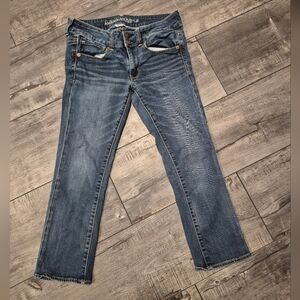 American Eagle Outfitters Dark Blue Skinny Jeans